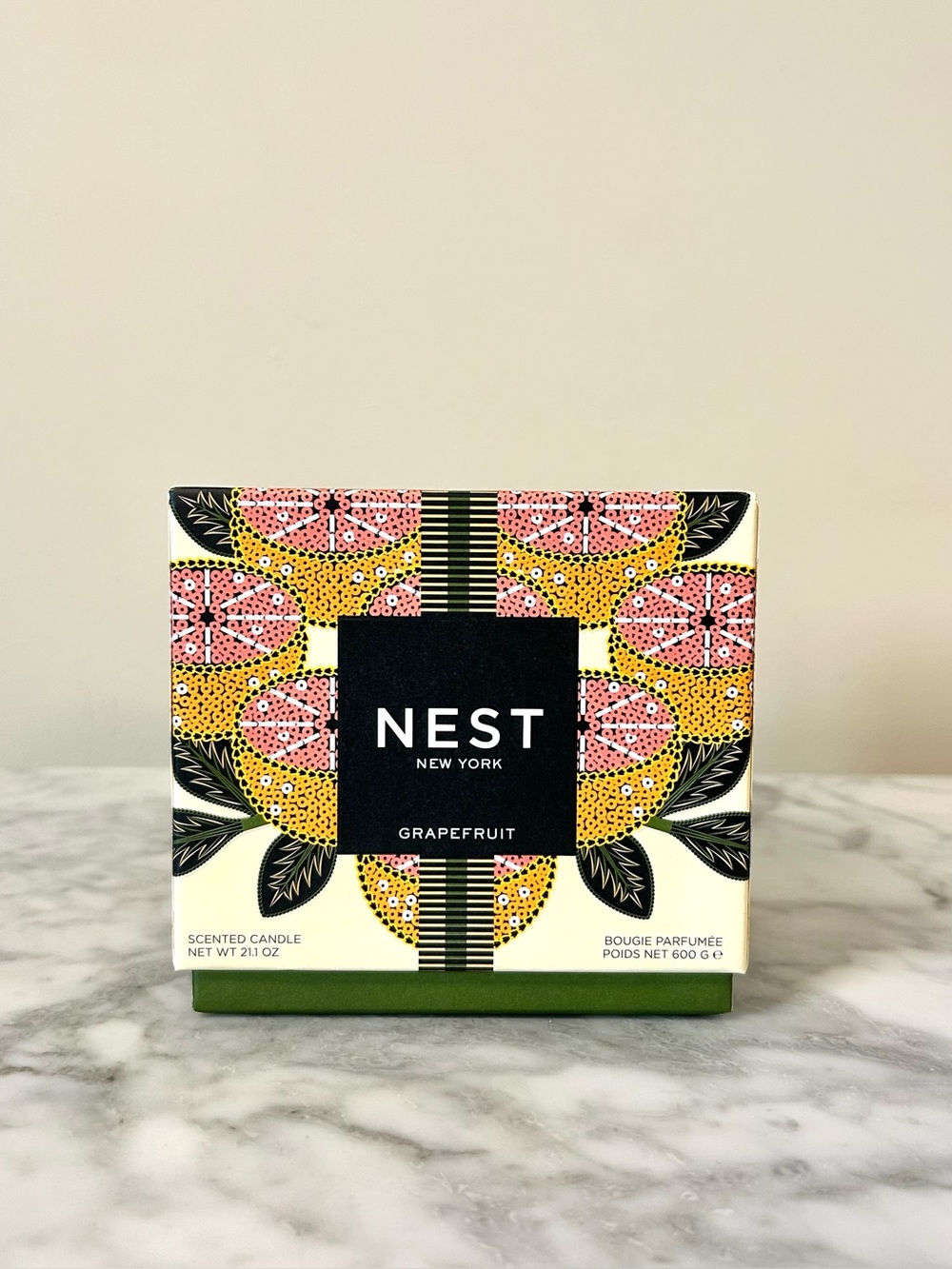 LIMITED EDITION • NEST New York Grapefruit Decorative 3-Wick Candle